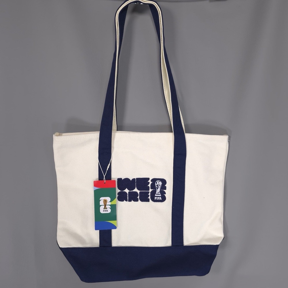 FIFA WORLD CUP 2026 New Official Licensed Canvas Heavyweight Tote Bag We Are 26